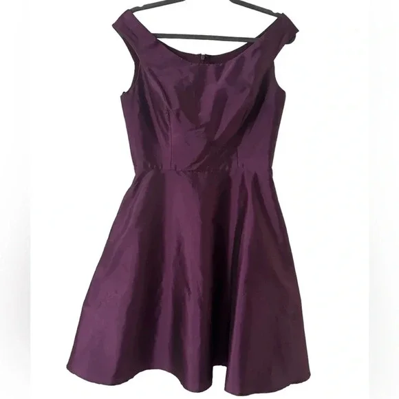 gold backless bridesmaid dresses Chiffon Flowy Maxi Dress Italian Plum – SCHöNER